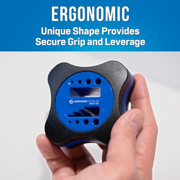 Jonard Tools MAG-100 드라이버, 나사, 드릴 비트, 도구 비트, 너트 드라이버, 핀셋 또는 기타 금속 도구를 자화하기 위한 자화 장치 및 탈자 도구