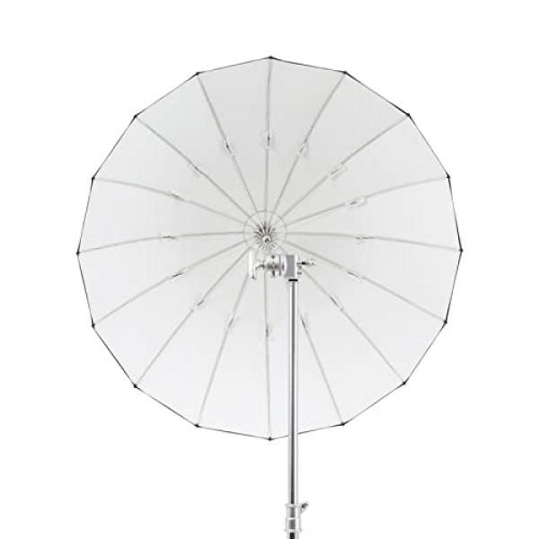 Godox 2Pack 41.3 105cm 비디오 스튜디오 촬영용 UB-105S 내부 실버 ​​및 UB-105W 내부 흰색 사진 우산이있는 깊은 포물선 반사 우산