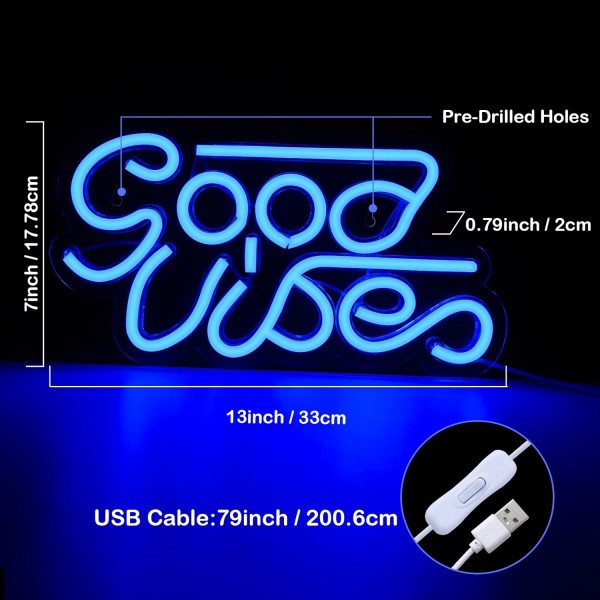 Homagical 네온사인 Good Vibes(13