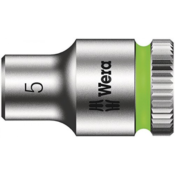 Wera - 5003503001 Zyklop 8790 HMA 1/4 소켓, 육각 머리 5mm x 길이 23mm
