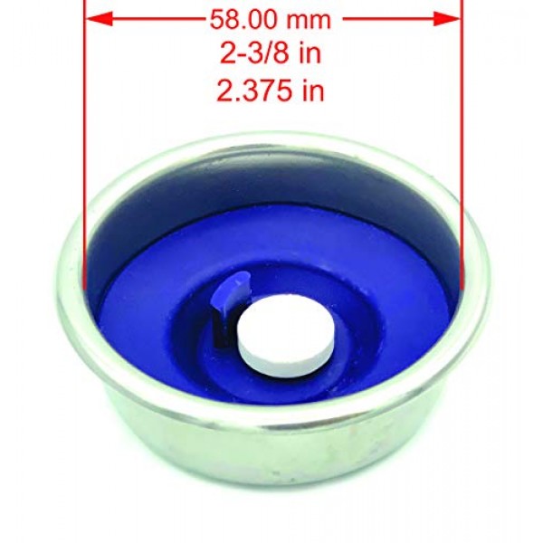 백플러시 디스크 – 에스프레소 머신용 블라인드 인서트 – 식품 등급 실리콘 – 3가지 크기 변형 – 정제 및 파우더 세척제와 호환 가능 – 폭넓은 호환성(58mm)