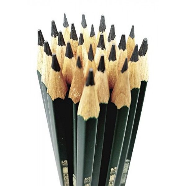 파버 카스텔 연필, 카스텔 9000 아트 흑연 연필, 흑연 B 쓰기, 스케치, 그림, 음영, 아티스트, 학용품 연필 - 12팩(B)