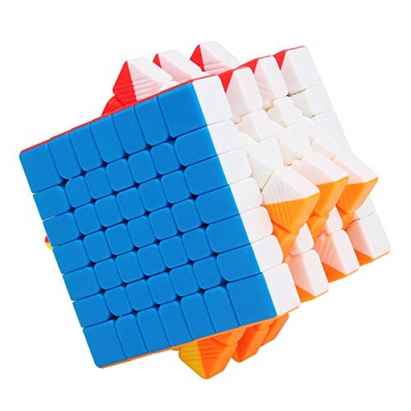 CuberSpeed ​​YuXin Little Magic 7x7 스티커 없는 스피드 큐브 7x7x7 스티커 없는 매직 큐브 퍼즐