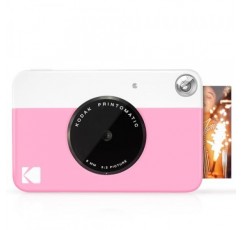 KODAK Printomatic 디지털 즉석 인쇄 카메라 - ZINK 2x3 접착 인화지(분홍색)에 풀 컬러 인쇄로 추억을 즉시 인쇄합니다.