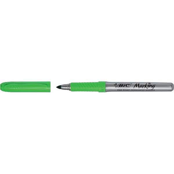 BIC Intensity Marker, 12가지 색상, 중간 선 너비, 빠른 건조 및 건조 방지 기능 포함 12개의 마커