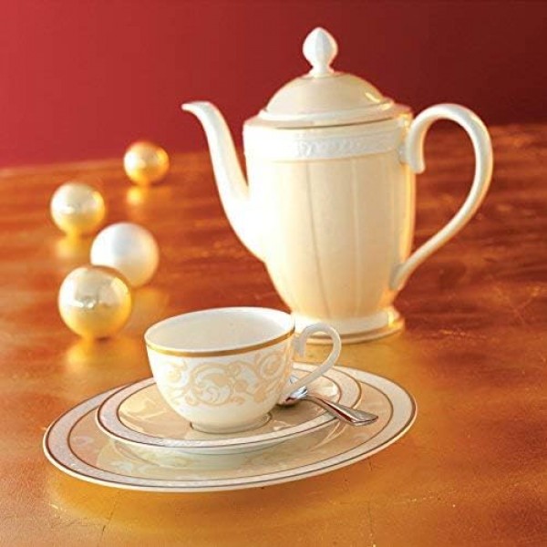 Villeroy & Boch 10-4390-1250 Lvories 접시 조식 컵, 우아한 도자기 식기, 1팩, 18 cm 18 cm 수프/아침 식사