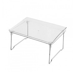 Jingzhan 찬장 정리함, 주방 선반, 팩 쌓을 수 있는 주방 선반 정리함, 주방 보관함, 욕실 보관함, 메이크업 정리함, PET 및 금속, 투명 및 크롬