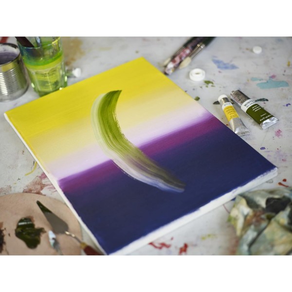 Winsor & Newton 1490699 Winton, 균일한 일관성, 내광성, 높은 불투명도, 색상 안료가 풍부한 고급 고품질 오일 색상 - 트윈 팩 2 x 200 ml 튜브 티타늄 화이트 - 트윈 팩 2 x 200 ml Wi