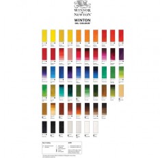 Winsor & Newton 1490699 Winton, 균일한 일관성, 내광성, 높은 불투명도, 색상 안료가 풍부한 고급 고품질 오일 색상 - 트윈 팩 2 x 200 ml 튜브 티타늄 화이트 - 트윈 팩 2 x 200 ml Wi