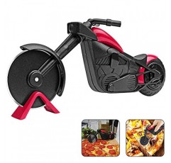 Tang Yuan 오토바이 피자 커터, 피자 커터, 스테인레스 스틸 피자 롤러, 창의적인 도구, 절묘한 주방 선물