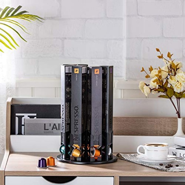 플래그십 네스프레소 포드 홀더 보관 회전목마 커피 네스프레소 오리지널 라인 캡슐 홀더 커피 캡슐 홀더 주최자 스탠드 소형 80 포드 Originalline