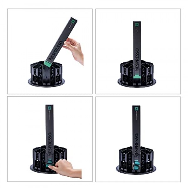 플래그십 네스프레소 포드 홀더 보관 회전목마 커피 네스프레소 오리지널 라인 캡슐 홀더 커피 캡슐 홀더 주최자 스탠드 소형 80 포드 Originalline