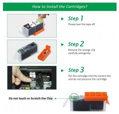 Supricolor 호환 Canon PGI-580xl CLI-581xl 580 581 식용 잉크 카트리지, Canon Pixma TS705 TS8350 TR8550 TS6350 TS6250 TS8250 TS8150 TR7550 TS95150 TS82 프린터와 함께 사용