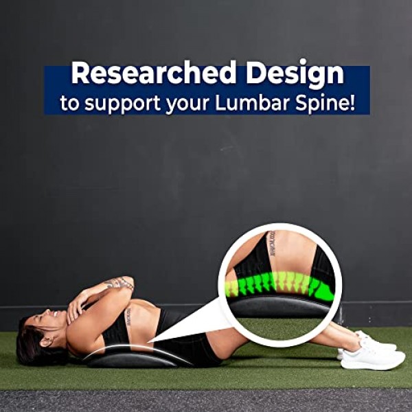 ABMAT 싯업 매트 - 프리미엄 폼 Abmat - 윗몸일으키기, 크런치 및 복근 운동의 모든 범위를 위한 오리지널 복부 및 코어 트레이너 매트