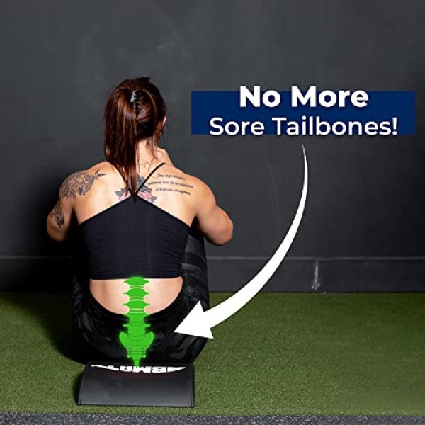 ABMAT 싯업 매트 - 프리미엄 폼 Abmat - 윗몸일으키기, 크런치 및 복근 운동의 모든 범위를 위한 오리지널 복부 및 코어 트레이너 매트