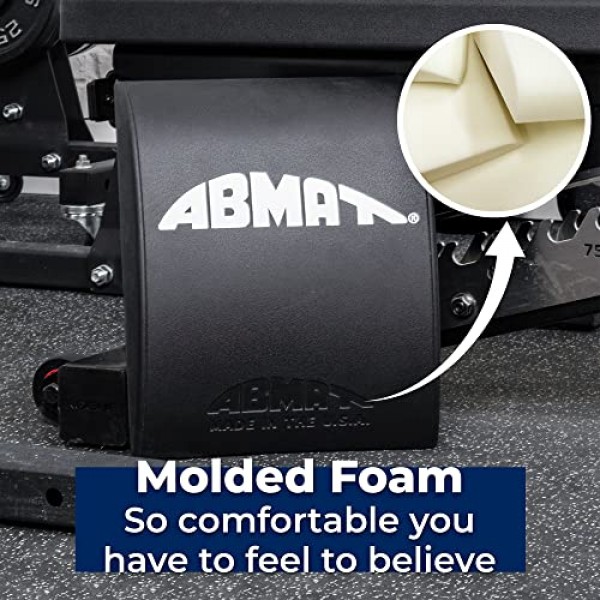 ABMAT 싯업 매트 - 프리미엄 폼 Abmat - 윗몸일으키기, 크런치 및 복근 운동의 모든 범위를 위한 오리지널 복부 및 코어 트레이너 매트