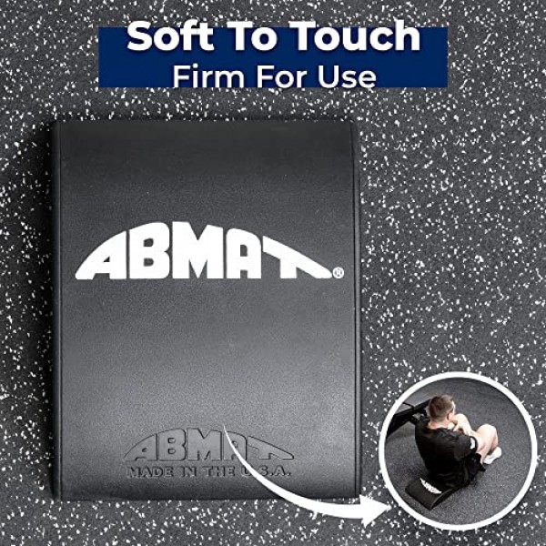 ABMAT 싯업 매트 - 프리미엄 폼 Abmat - 윗몸일으키기, 크런치 및 복근 운동의 모든 범위를 위한 오리지널 복부 및 코어 트레이너 매트