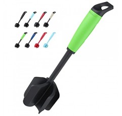 Ourokhome 주방 고기 분쇄기 크럼블러, 주방용 햄버거 갈은 쇠고기 다지기, 내열성 및 안정적인 작동 고기 조리기구, 과일 주스 혼합 및 교반에 적합, 녹색