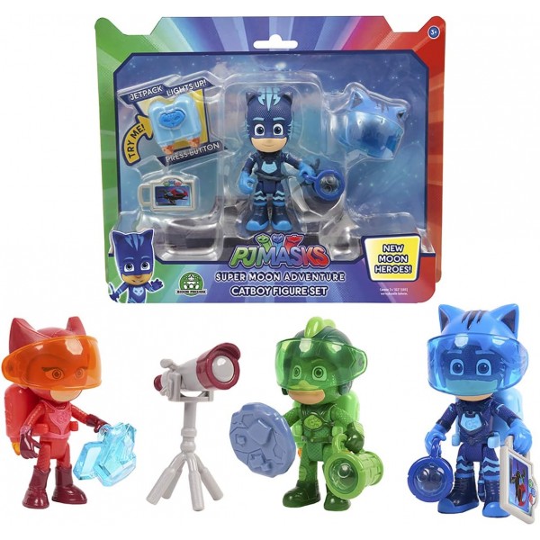 Giochi Preziosi Pj 마스크 Blister Sing Moon 2Mod 193, Mehrfarbig, 8056379059813