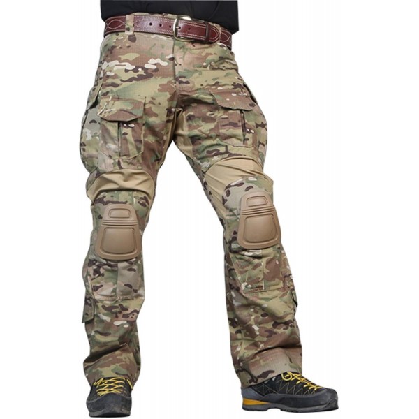휴먼 밀리터리 Paintball Wargame Pants Combat Gen3 Tactical Pants & Knee Pads Multicam MC L (34)