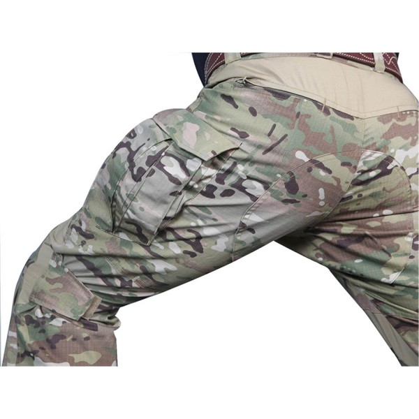휴먼 밀리터리 Paintball Wargame Pants Combat Gen3 Tactical Pants & Knee Pads Multicam MC L (34)