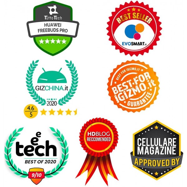 HUAWEI FreeBuds Pro AP52 어댑터, 스마트 잡음 제거 기능이 있는 진정한 무선 블루투스 이어버드, 3-마이크 시스템, 빠른 무선 충전, 카본 블랙.