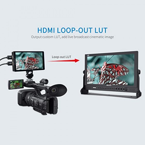 FEELWORLD CUT6 6인치 USB 2.0 레코더 모니터 DSLR 카메라 필드 모니터(터치스크린 포함) HDMI 루프 아웃 LUT FHD IPS 4K HDMI 1920x1080