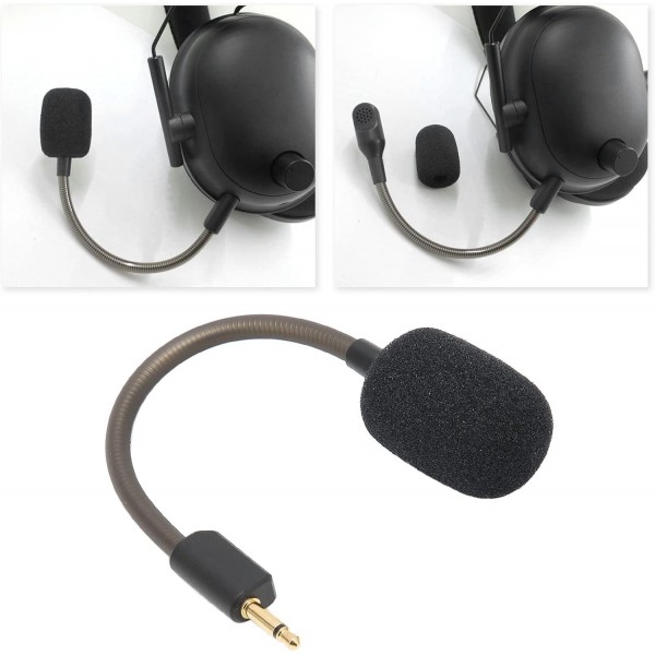 배선 하네스 마이크, 탈착식 게임용 헤드셋 Razer BlackShark V2용 3.5mm 잭 소음 차단 마이크 붐 교체용 마이크
