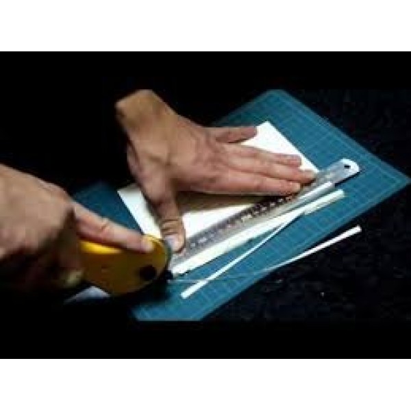 최대 선명도/일본산/OLFA 45mm 텅스텐 강철 인체공학적 로터리 커터 및 45mm 로터리 블레이드 리필, 1팩 값 세트