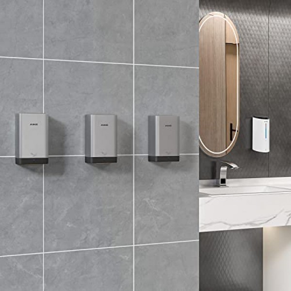 AIKE AK2822 ABS 핸드 드라이어, 에너지 절약형 전기 고속 핸드 드라이어, 주방, 욕실 및 화장실용 자동 핸드 드라이어