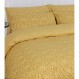 Linen Zone - 면 100% 양면 발리아 프린트 이불커버 세트 - 케어프리 (Balia Mustard, King) Balia Mustard King
