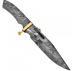 PAL 2000 나이프 맞춤형 수제 다마스커스 강철 블랭크 블레이드 세르빈 나이프 - 블레이드 블랭크(2050)