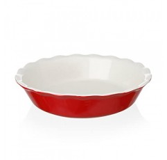 베이킹용 Sweejar 세라믹 파이 팬, 저녁 식사용 10인치 원형 베이킹 접시, 애플 파이, 호박 파이, 냄비 파이용 부드러운 웨이브 가장자리가 있는 붙지 않는 파이 접시(빨