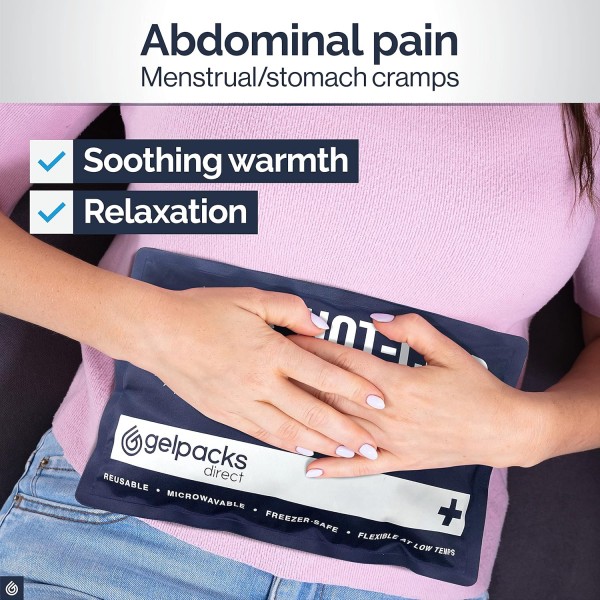 Gelpacks 직접 재사용 가능 콜드 테라피 압축 스트랩 젤 팩 + 랩(대형)