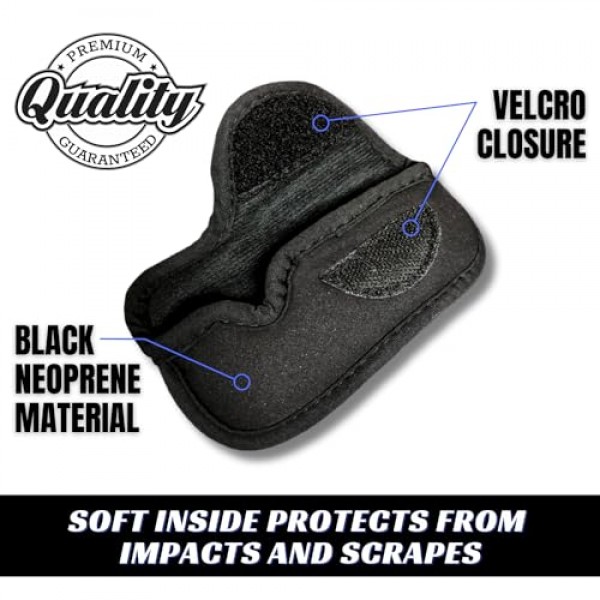 블랙 골프 퍼터 헤드 커버 네오프렌 클럽 헤드 커버 블레이드 퍼터에 적합 오른손잡이 퍼터 클럽에 적합