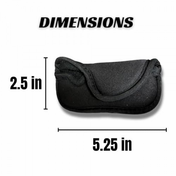 블랙 골프 퍼터 헤드 커버 네오프렌 클럽 헤드 커버 블레이드 퍼터에 적합 오른손잡이 퍼터 클럽에 적합