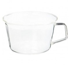 KINTO 8438 CAST 수프 컵, 14.2 fl oz (420 ml), 내열 유리, 전자레인지 및 식기세척기 사용 가능