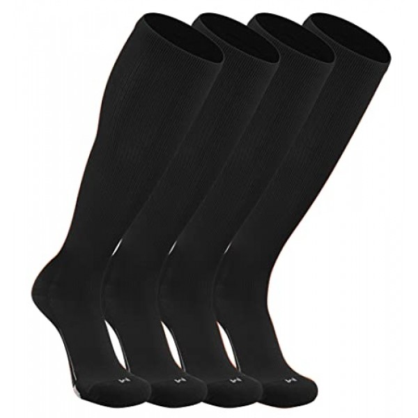 Youper 청소년 야구 및 소프트볼 양말 종아리 길이(2쌍)