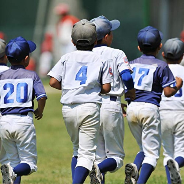 Youper 청소년 야구 및 소프트볼 양말 종아리 길이(2쌍)