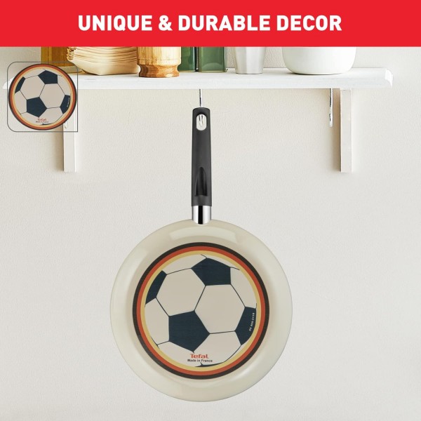 테팔 팬 28cm | 논스틱 코팅 프라이팬 만능팬 B68506 | 식기세척기 사용 가능 | 최대 175 °C의 오븐에 적합 | Thermo-Spot 온도 표시기