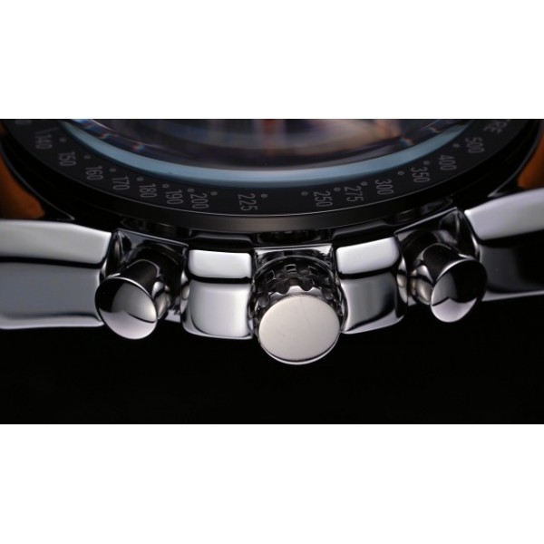 HANPOSH 남성용 시계 시계 남성용 크로노 그래프 스테인레스 스틸 방수 아날로그 석영 손목 시계 남성용 날짜 빛나는 비즈니스 캐주얼 시계