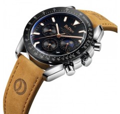 HANPOSH 남성용 시계 시계 남성용 크로노 그래프 스테인레스 스틸 방수 아날로그 석영 손목 시계 남성용 날짜 빛나는 비즈니스 캐주얼 시계