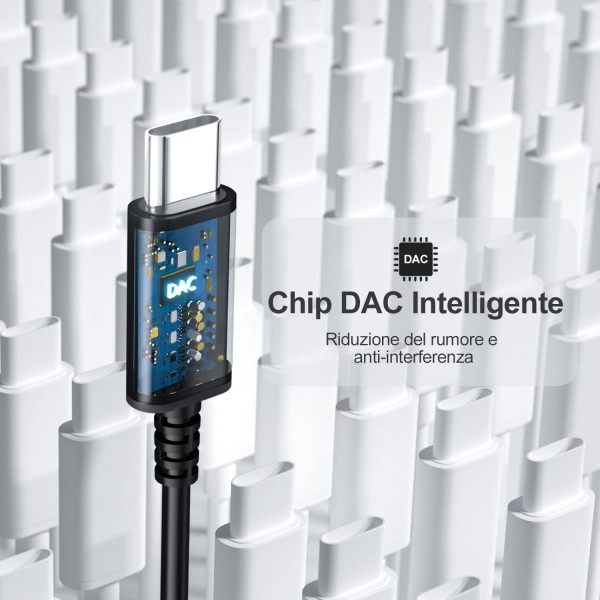 USB C 헤드폰, Samsung Galaxy S23 S22 Ultra S21 S20 FE A53 A33 5G용 유선 헤드폰, 마이크가 있는 인이어 USB C 헤드셋, 잡음 없는 Hi-Fi 스테레오, Google Pixel 7 6 Pro 6a iPad Air 5/4용 블랙