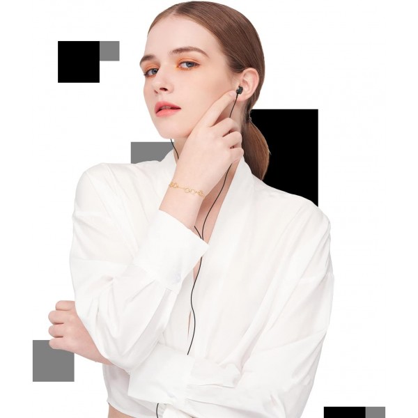 USB C 헤드폰, Samsung Galaxy S23 S22 Ultra S21 S20 FE A53 A33 5G용 유선 헤드폰, 마이크가 있는 인이어 USB C 헤드셋, 잡음 없는 Hi-Fi 스테레오, Google Pixel 7 6 Pro 6a iPad Air 5/4용 블랙