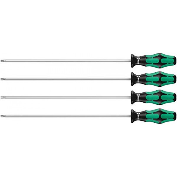 Wera Tools 05028074001 367/4 HF 300 MM TORX 드라이버(홀딩 기능 포함), 단일 크기, 다중