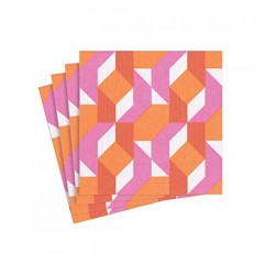 Caspari 13880C 냅킨 칵테일, 멀티컬러