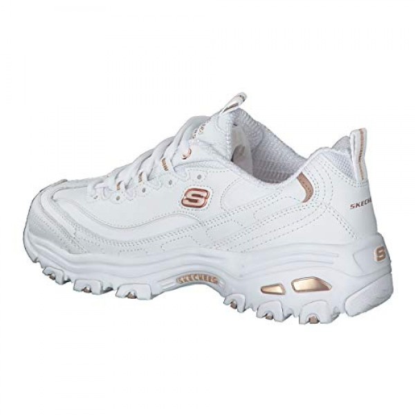 Skechers, 11422 BKW, D'Lites Extreme, 여성용 트레이너(11931 Wtrg) - 화이트 로즈 골드, 사이즈: 36 EU