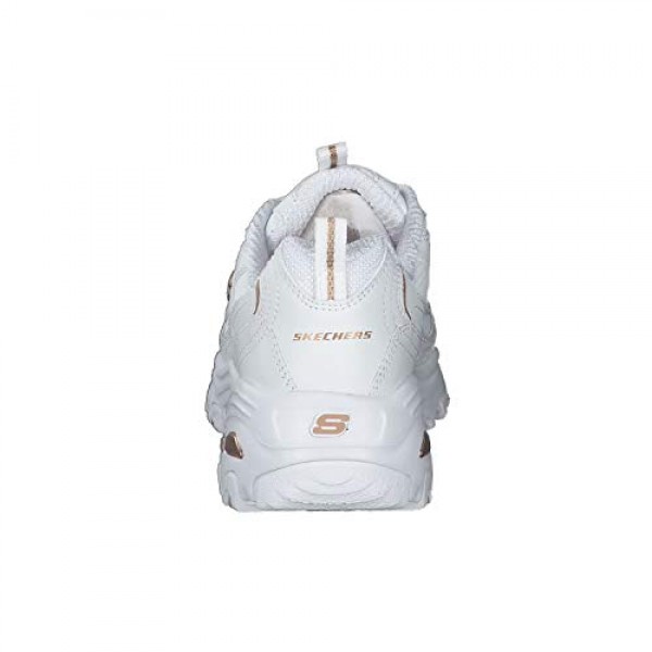 Skechers, 11422 BKW, D'Lites Extreme, 여성용 트레이너(11931 Wtrg) - 화이트 로즈 골드, 사이즈: 36 EU