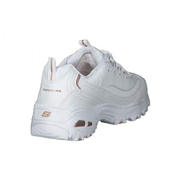 Skechers, 11422 BKW, D'Lites Extreme, 여성용 트레이너(11931 Wtrg) - 화이트 로즈 골드, 사이즈: 36 EU