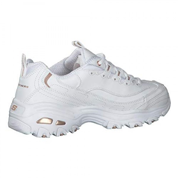 Skechers, 11422 BKW, D'Lites Extreme, 여성용 트레이너(11931 Wtrg) - 화이트 로즈 골드, 사이즈: 36 EU